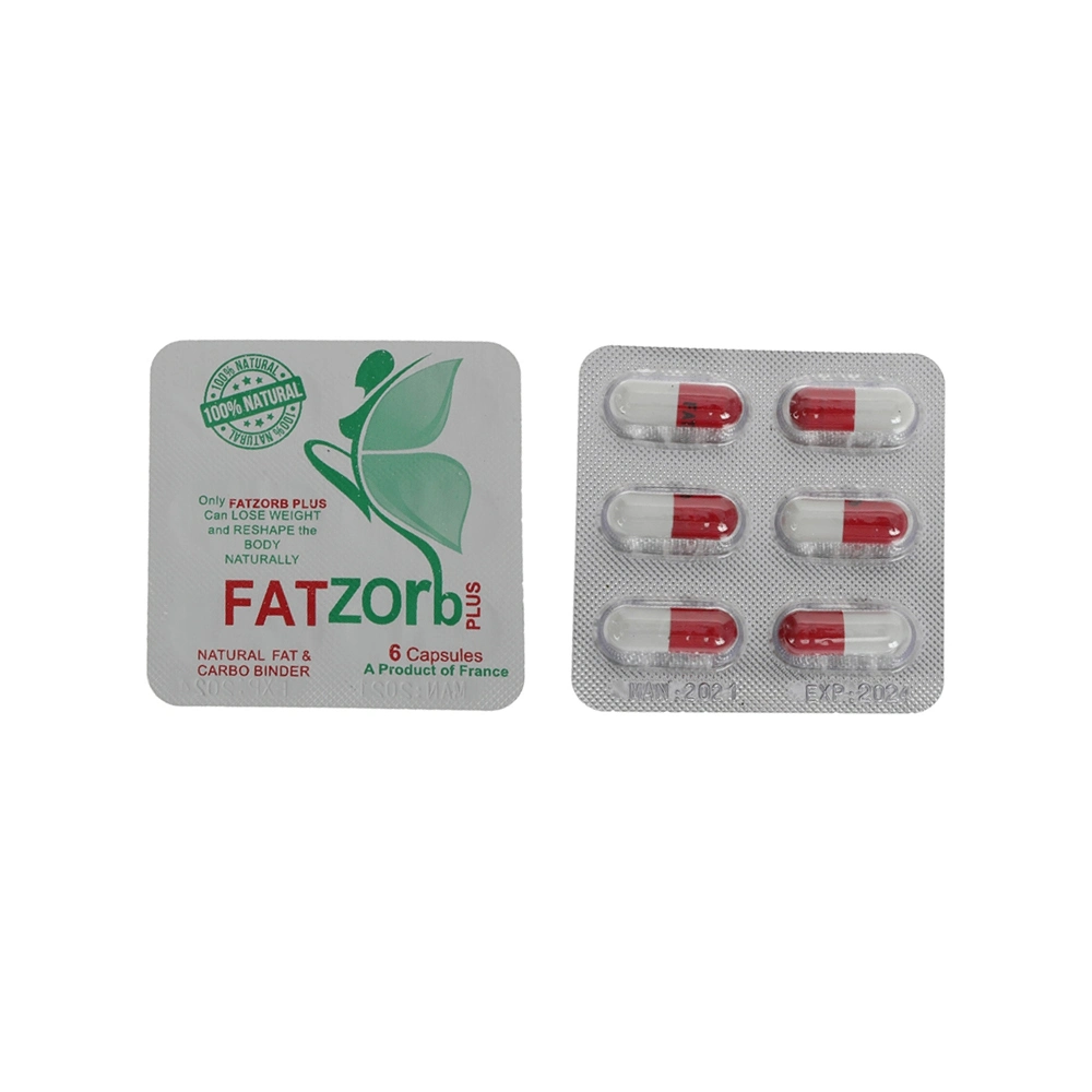 Fatzorb Hot Selling Herbal Weight Loss Capsules Boost Metabolism Slimming Hard Capsules