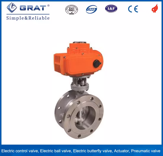 Triple Eccentric Electric Butterfly Valve