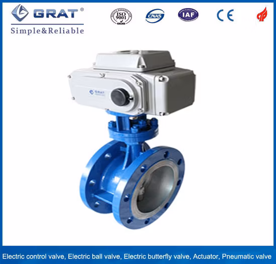Triple Eccentric Electric Butterfly Valve
