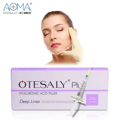 Filler dermico con acido ialuronico per mento Jawline Aoam Otesaly approvato CE per ponte nasale sulla guancia